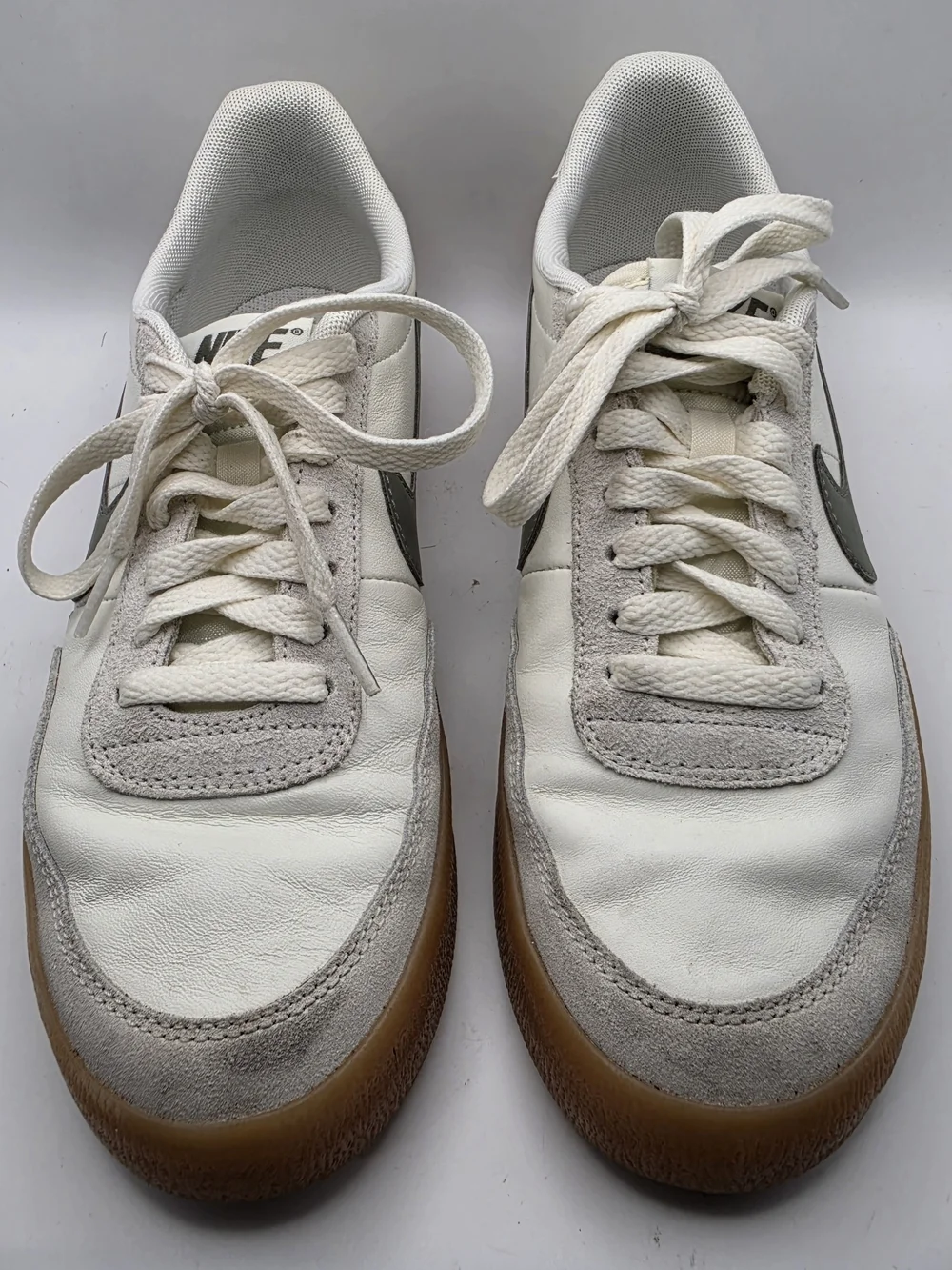 Nike Killshot 2 Leather Sail Light Army Gum Yellow Sneakers Womens 8.5 Eu40 - Picture 4 of 10